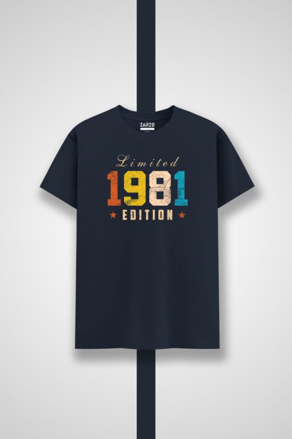 Old Typography Round Neck classic Crew T-shirt