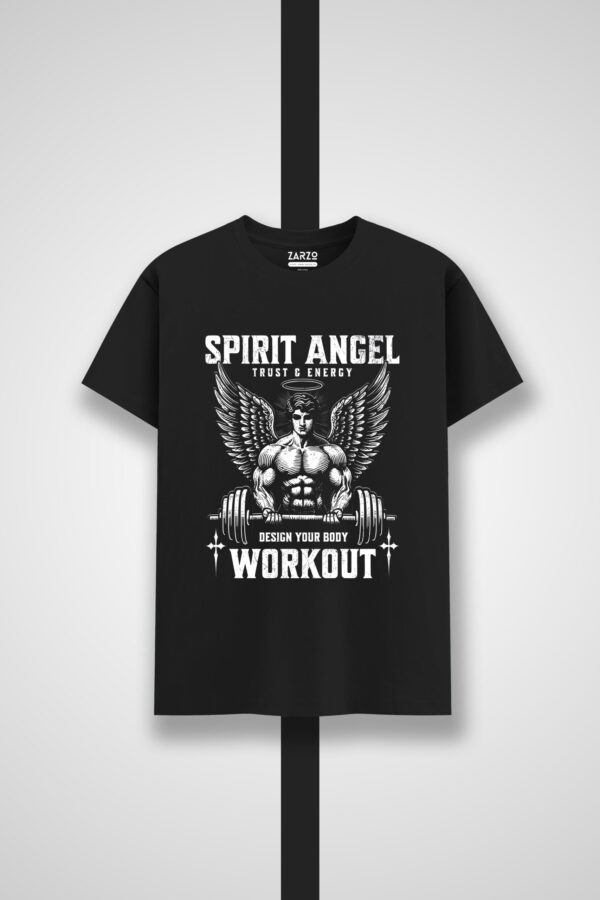 Angel Workout Round Neck T-shirt