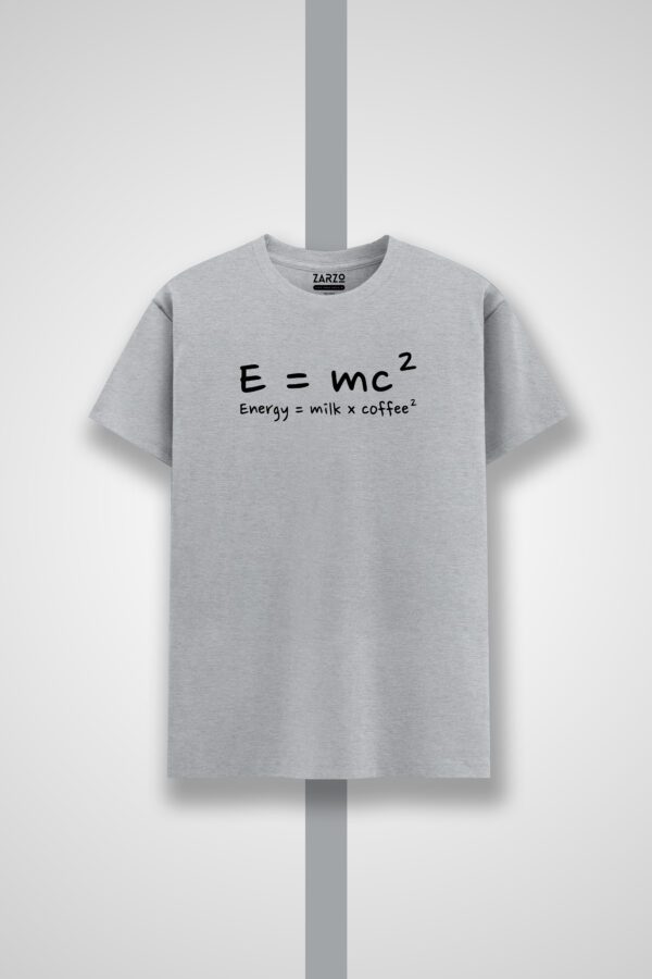 E = mc2 Funny Typography T-shirt