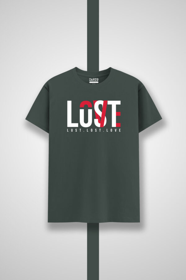 Lust Lost Love Typography T-shirt