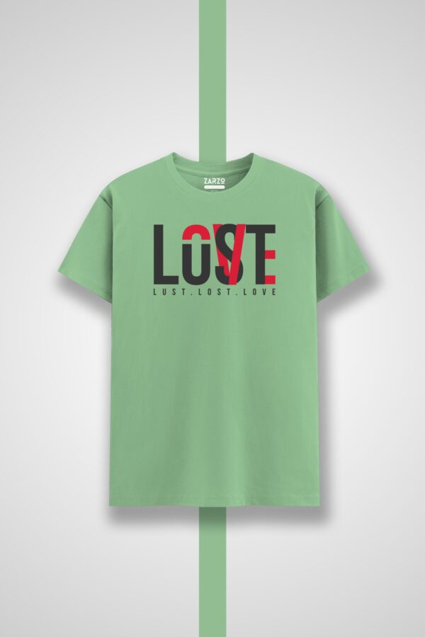 Lust Lost Love Typography T-shirt