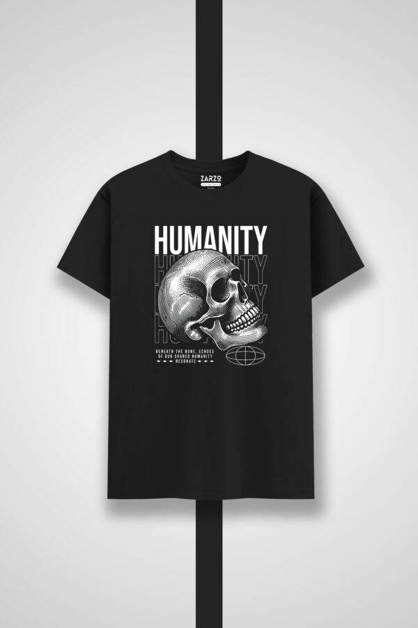 Skull Graphic Round Neck T-shirt
