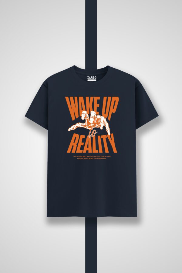 Wake Up Motivational Round Neck T-shirt