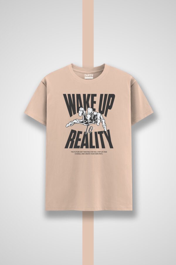 Wake Up Motivational Round Neck T-shirt